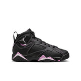 Air Jordan 7 Retro (GS), BLACK/BARELY GRAPE-RUSH FUCHSIA