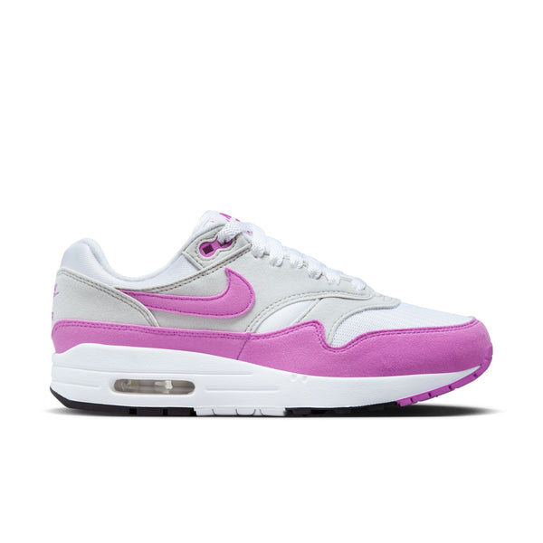 WMNS Nike Air Max 1, NEUTRAL GREY/FUCHSIA DREAM-WHITE-BLACK