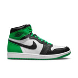 Air Jordan 1 Retro High OG , BLACK/LUCKY GREEN-WHITE