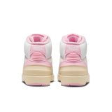 WMNS AIR JORDAN 2 RETRO, SUMMIT WHITE/GYM RED-MED SOFT PINK