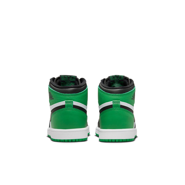 Jordan 1 Retro High OG (PS), BLACK/LUCKY GREEN-WHITE