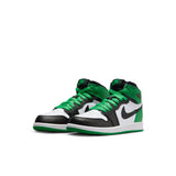 Jordan 1 Retro High OG (PS), BLACK/LUCKY GREEN-WHITE