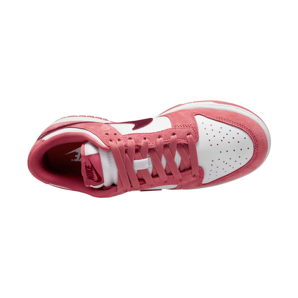 WMNS Nike Dunk Low, WHITE/TEAM RED-ADOBE-DRAGON RED