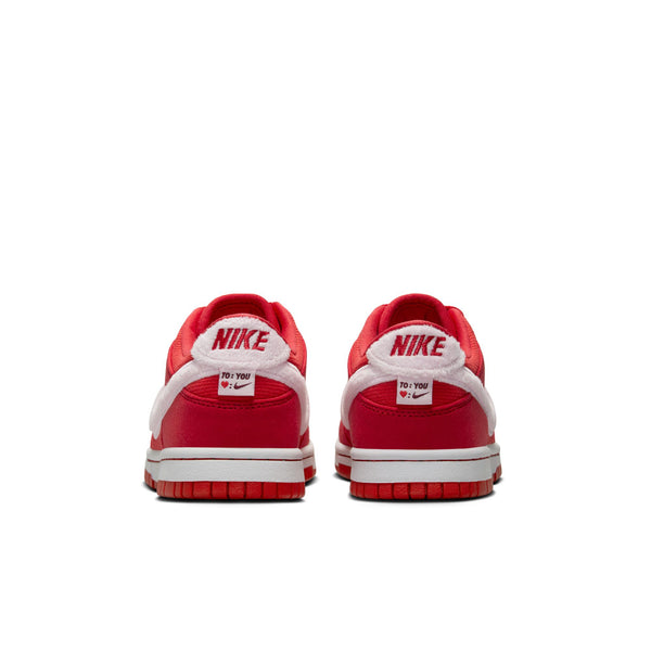 Nike Dunk Low (GS), FIRE RED/PINK FOAM -LT CRIMSON-WHITE