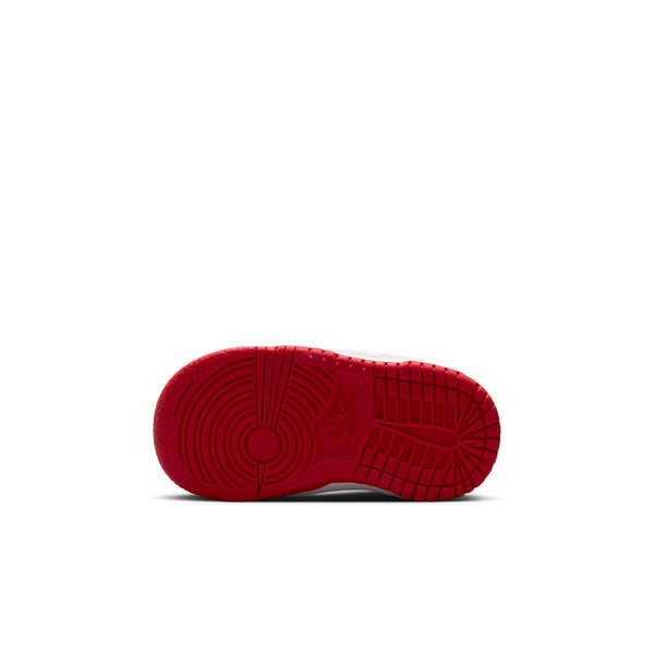 Nike Dunk Low (TD), FIRE RED/PINK FOAM -LT CRIMSON-WHITE