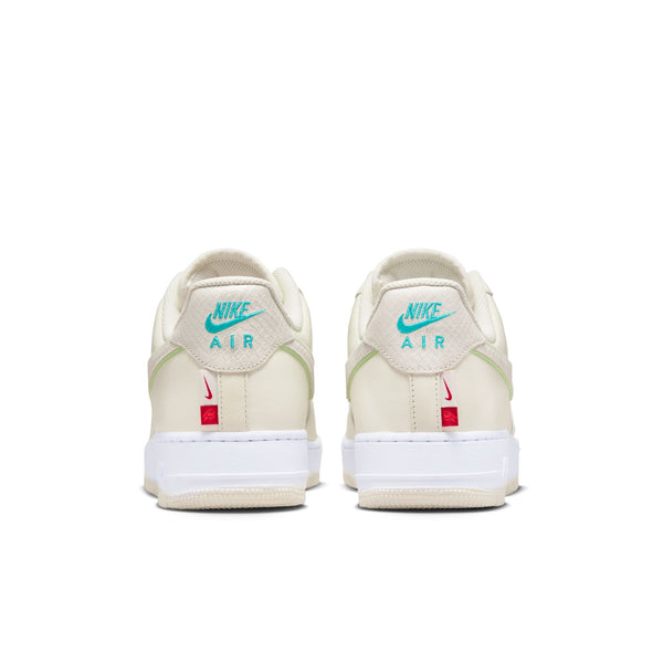 Nike Air Force 1 07, SAIL/VAPOR GREEN-WHITE-UNIVERSITY RED