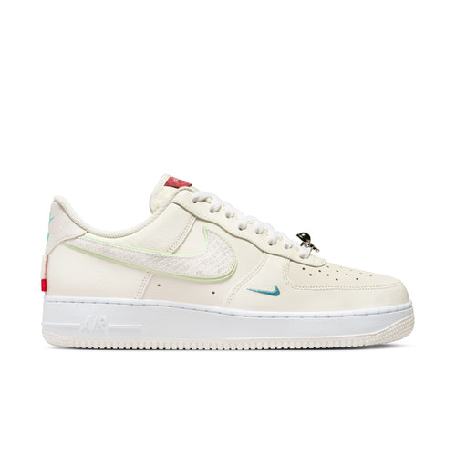 Nike Air Force 1 07, SAIL/VAPOR GREEN-WHITE-UNIVERSITY RED