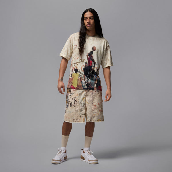 Air Jordan Men's Printed Shorts, Sail