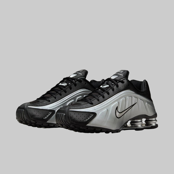 Nike Shox R4, Metallic Silver/metallic Silver-black