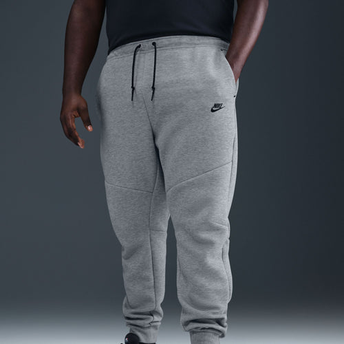 Nike Tech Men's Fleece Joggers, Dk Grey Heather/black