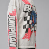 Jordan Black Cat Long Sleeve T-shirt, Ivory