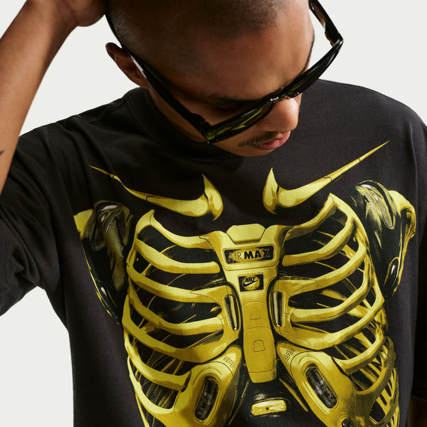 Men's Max 90 T-Shirt, Black/neon Yellow