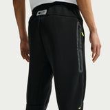 Nike Tech Men's Fleece Joggers, Black/neon Yellow