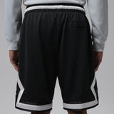 Jordan Brooklyn Men's Diamond Mesh Shorts, Black/metallic Silver
