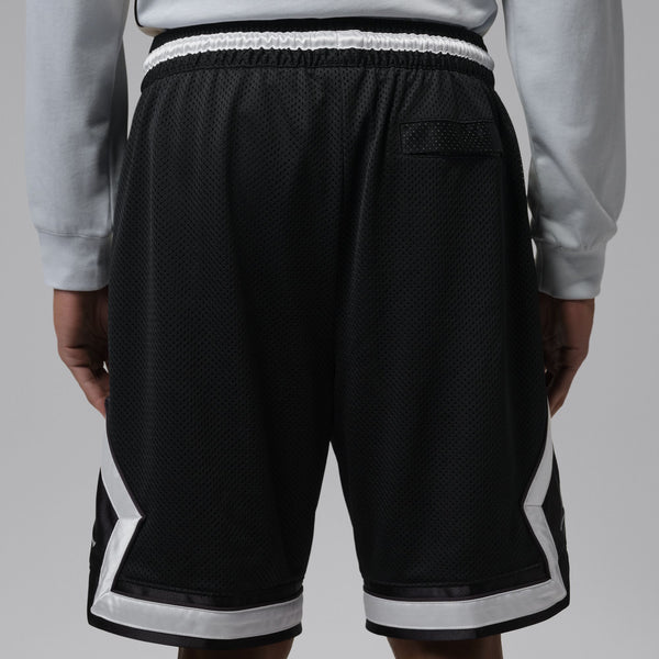 Jordan Brooklyn Men's Diamond Mesh Shorts, Black/metallic Silver