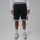 Jordan Brooklyn Men's Diamond Mesh Shorts, Black/metallic Silver