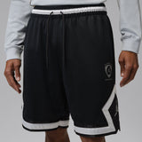 Jordan Brooklyn Men's Diamond Mesh Shorts, Black/metallic Silver