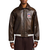 AVIREX ICON JACKET, VINTAGE BROWN