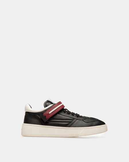 LANVIN CURB SNEAKERS, SILVER/BLACK