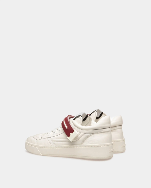 BALLY RAISE SNEAKER IN LEATHER, WHITE