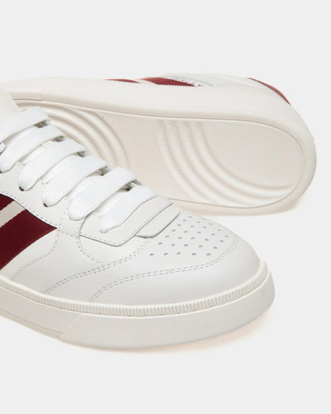 BALLY RAISE SNEAKER IN LEATHER, WHITE