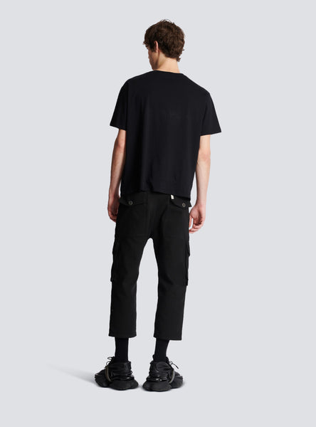 BALMAIN '70'S T-SHIRT, BLACK