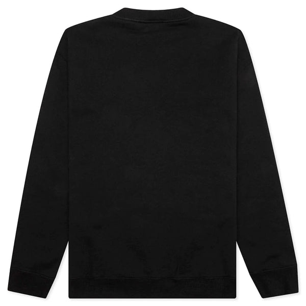 LANVIN CLASSIC CURB SWEAT SHIRT, BLACK