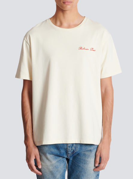 BALMAIN SIGNATURE WESTERN T-SHIRT, MULTICOLOR