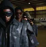 AVIREX LIMITED EDITION CAMO ICON JACKET, BLACK