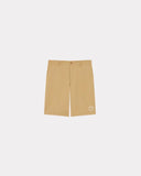 KENZO PARIS CHINO SHORTS, DARK BEIGE
