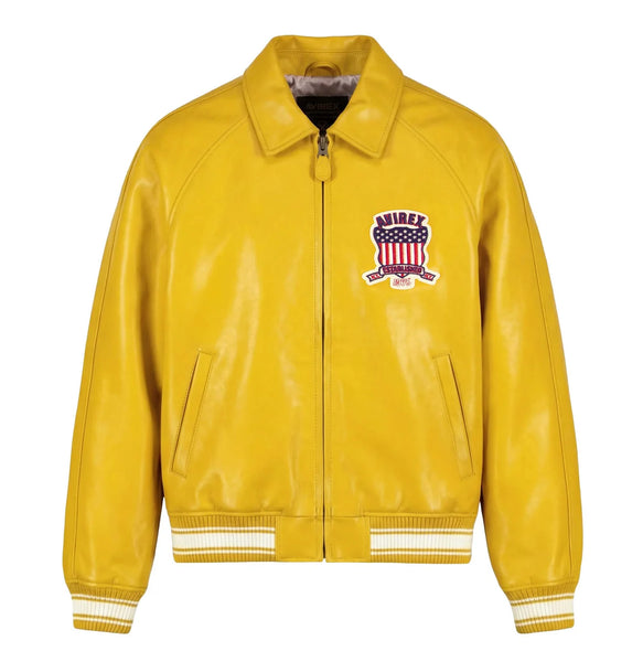 AVIREX ICON JACKET, MUSTARD