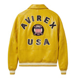 AVIREX ICON JACKET, MUSTARD