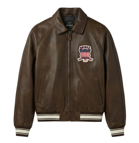 AVIREX ICON JACKET, MUSTARD