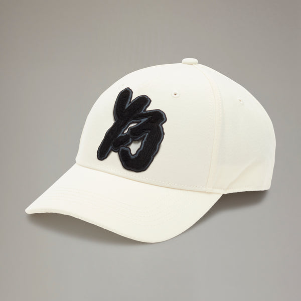 Y-3 LOGO CAP, WHITE