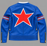 VANSON STAR JACKET, SURF/ORANGE