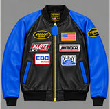 VANSON TJP TEAM JACKET, BLACK/ROYAL