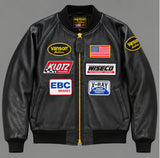 VANSON TJP TEAM JACKET, BLACK/BLACK
