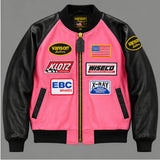 VANSON TJP TEAM JACKET, PINK/BLACK