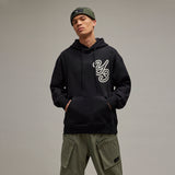 Y-3 GFX HOODIE BLACK, BLACK
