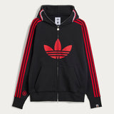 BAPE X ADIDAS SHARK FZ HOODIE, BLACK