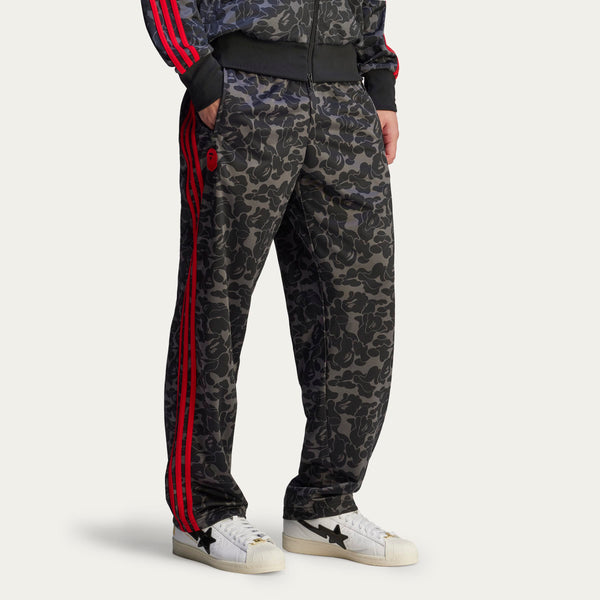 BAPE X ADIDAS FIREBIRD TRACK PANT AOP, BLACK
