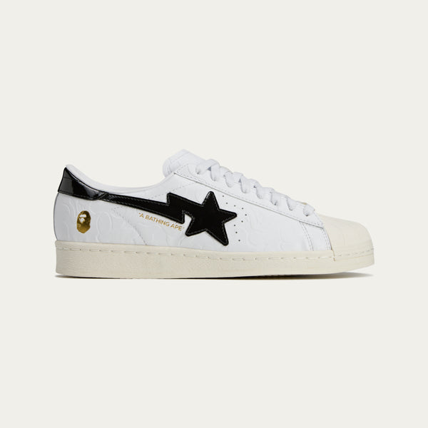 BAPE X ADIDAS SSTR V BAPE, FTWWHT/CBLACK/OWHITE