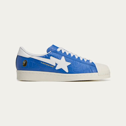 BAPE X ADIDAS SSTR V BAPE, BLUE/FTWWHT/OWHITE