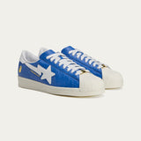 BAPE X ADIDAS SSTR V BAPE, BLUE/FTWWHT/OWHITE
