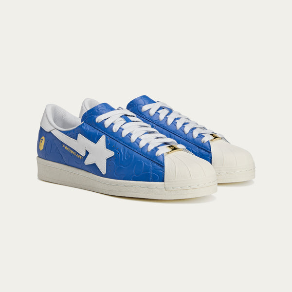 BAPE X ADIDAS SSTR V BAPE, BLUE/FTWWHT/OWHITE