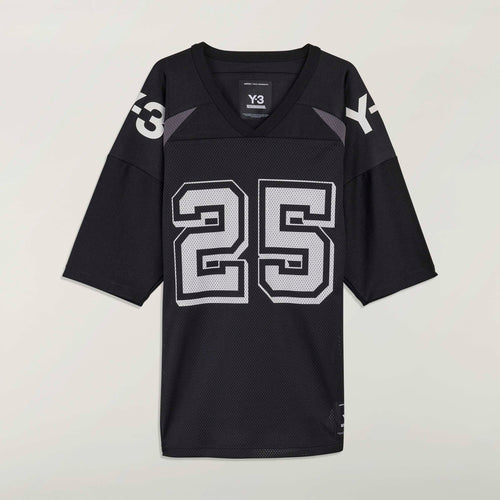 Y-3 X NEIGHBORHOOD FOOTBALL JERSEY, BLACK