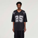Y-3 X NEIGHBORHOOD FOOTBALL JERSEY, BLACK