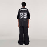 Y-3 X NEIGHBORHOOD FOOTBALL JERSEY, BLACK