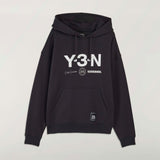 Y-3 X NEIGHBORHOOD LOGO HOODIE, BLACK