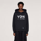 Y-3 X NEIGHBORHOOD LOGO HOODIE, BLACK